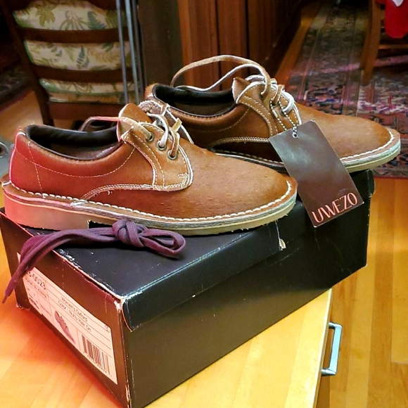 "NEW"UWEZO Hair on Hide Loafer's - Picture 1 of 14